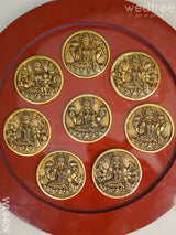 Brass Astalakshmi Round Frame - Wl4409 Frames