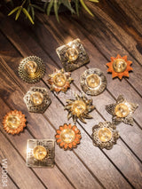 Brass Assorted Diyas - Wl0034 Diya