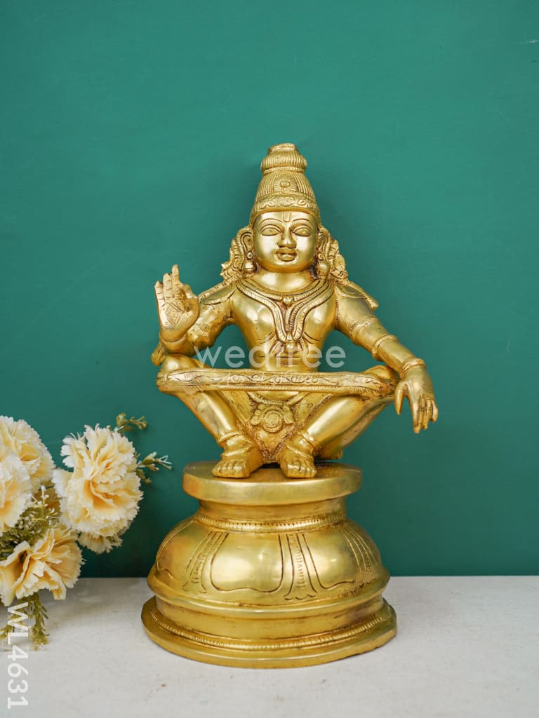 Brass Ayyappan Idol - Wl4631 Figurines