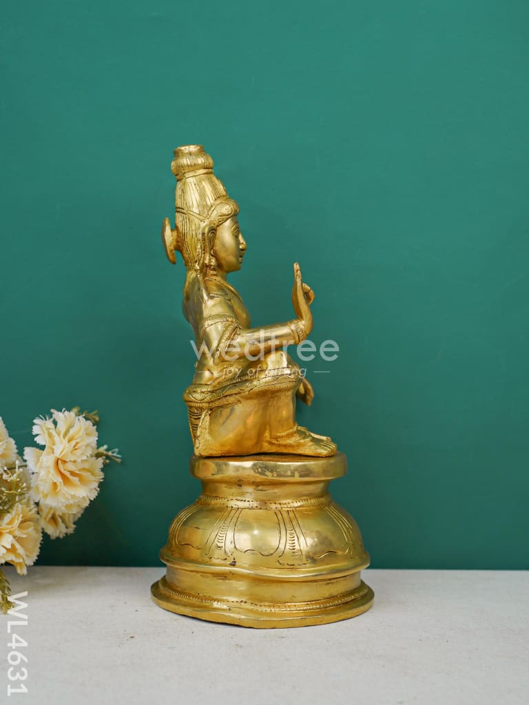 Brass Ayyappan Idol - Wl4631 Figurines