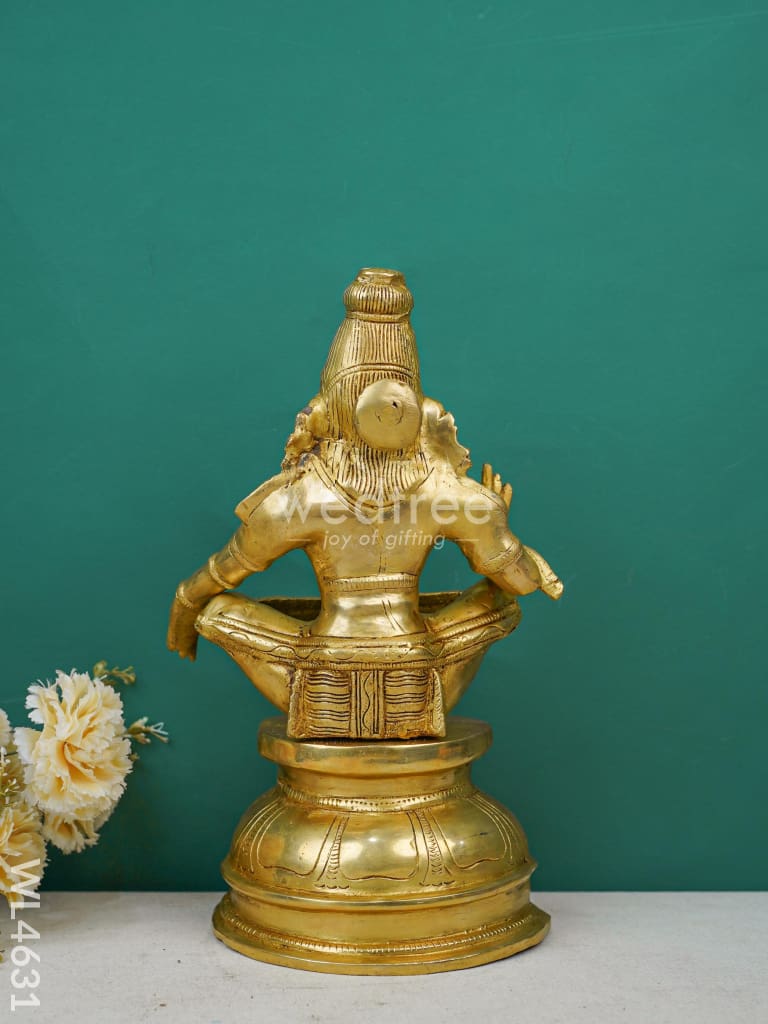 Brass Ayyappan Idol - Wl4631 Figurines