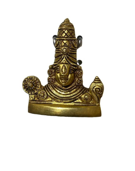 Brass Balaji Head Wall Hanging - Wl3995 Figurines