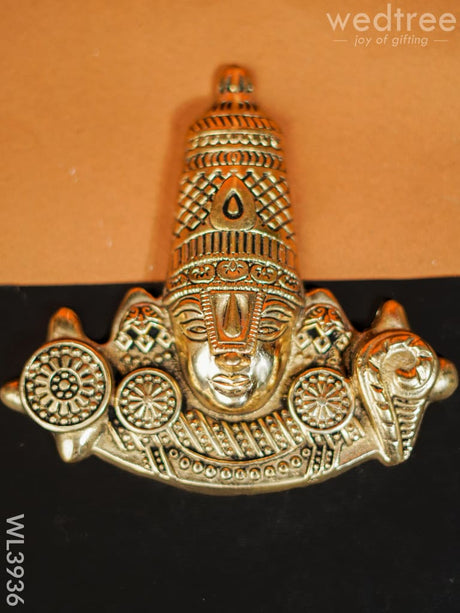 Brass Balaji Wall Hanging - Wl3936