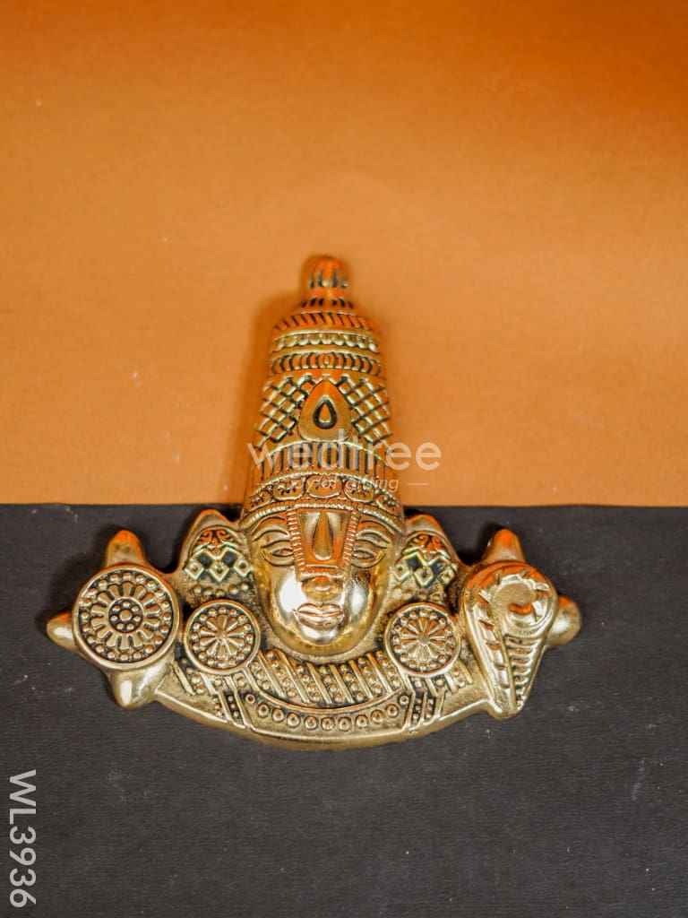 Brass Balaji Wall Hanging - Wl3936