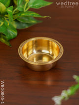 Brass Bowl - Wbg0845 Pooja Utilities