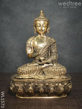 Brass Buddha Blessing Idol - Wl1573 Figurines