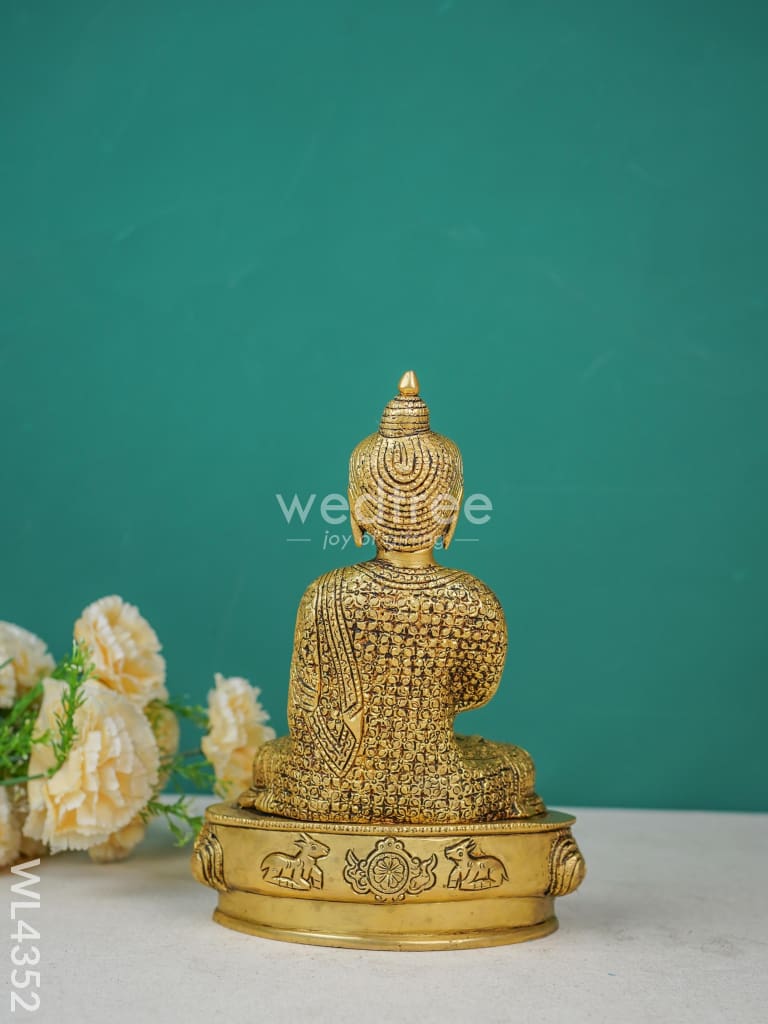 Brass Buddha Figurine - Wl4352 Figurines