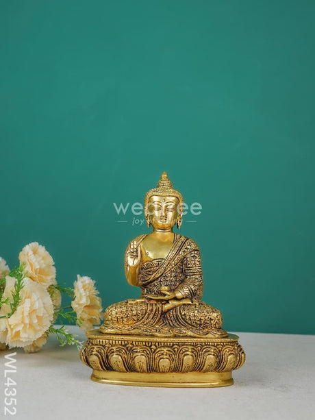 Brass Buddha Figurine - Wl4352 Figurines