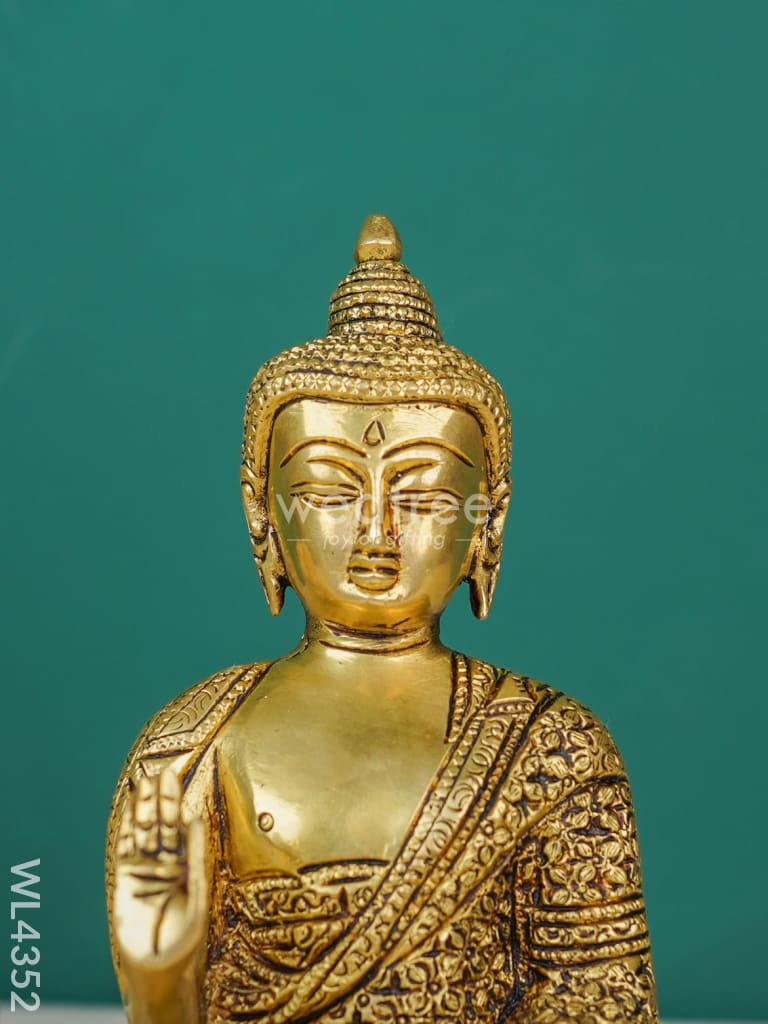 Brass Buddha Figurine - Wl4352 Figurines