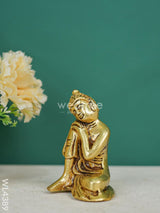 Brass Buddha Resting Statue - Wl4389 Figurines