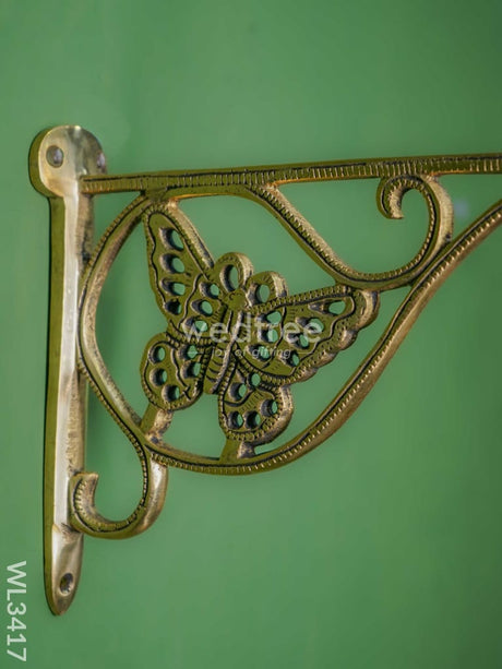 Brass Butterfly Bracket - Wl3417 Figurines