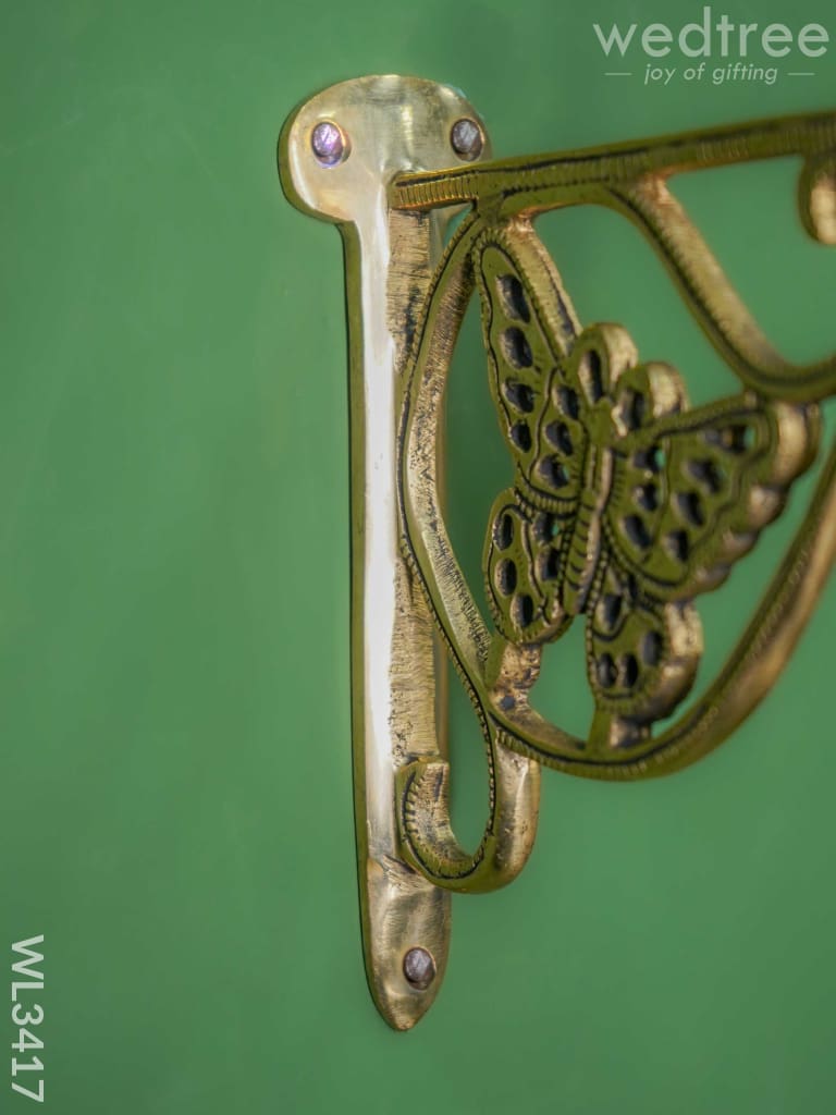 Brass Butterfly Bracket - Wl3417 Figurines