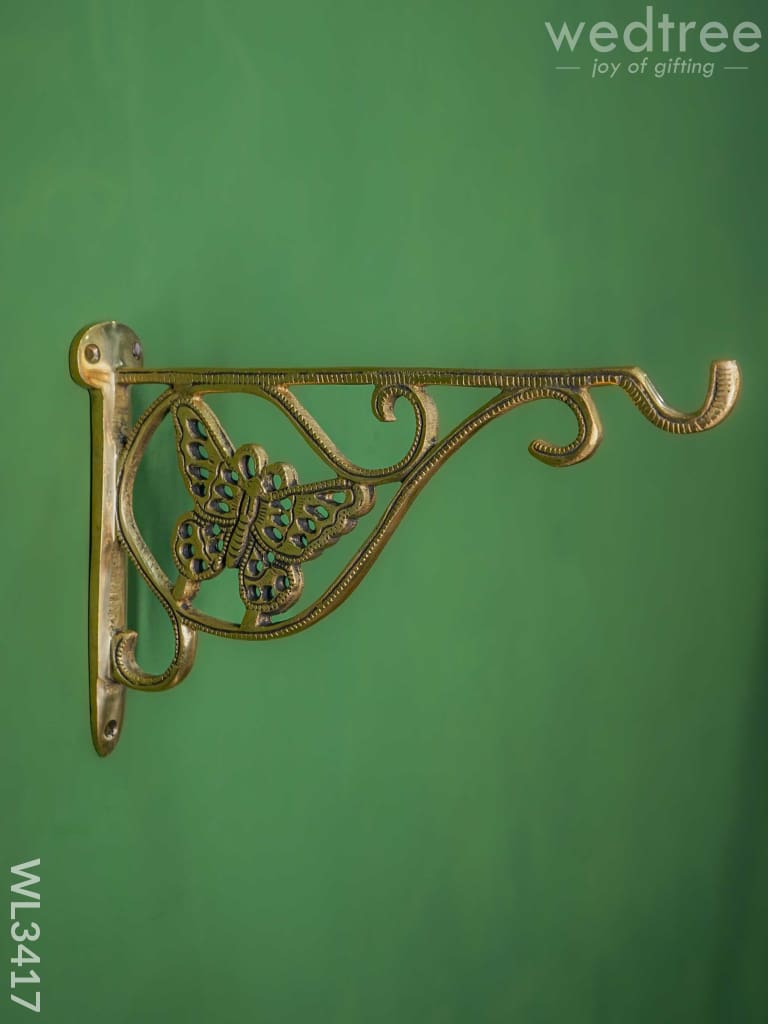 Brass Butterfly Bracket - Wl3417 Figurines