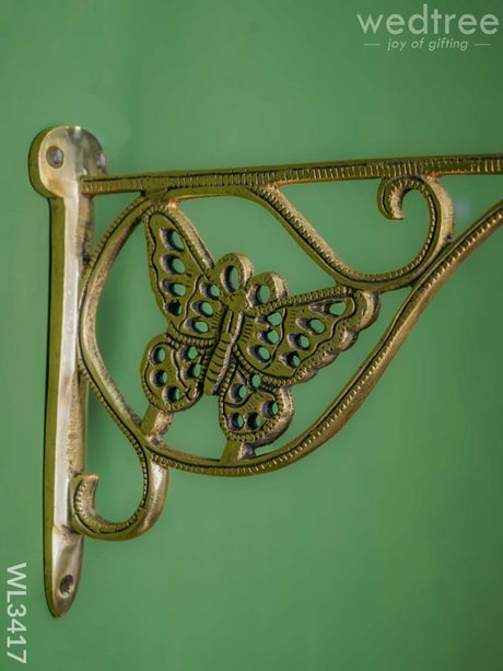 Brass Butterfly Bracket - Wl3417 Figurines