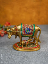 Brass Cow And Calf - Stonework Wl4117 Figurines