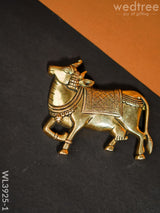 Brass Cow Wall Hanging - Set Of 2 Wl3925