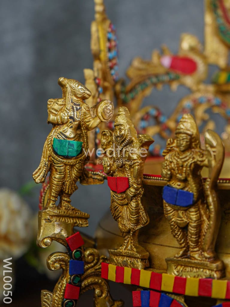 Brass Dasavathar Urli - Wl0050