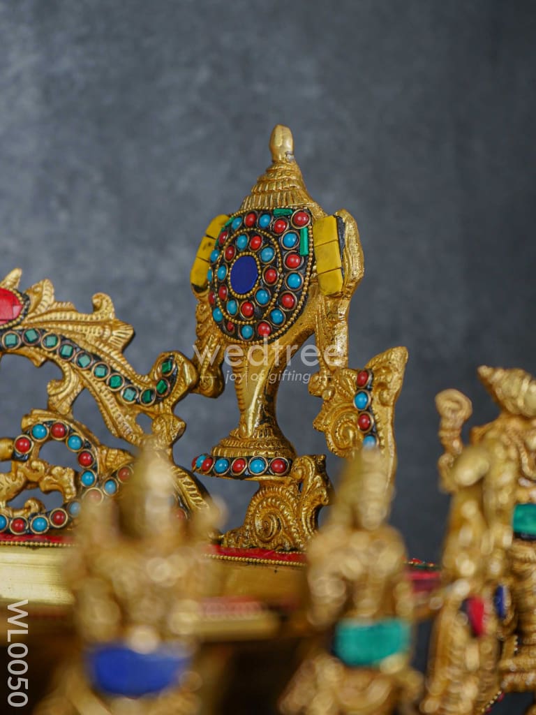 Brass Dasavathar Urli - Wl0050