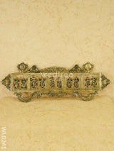 Dasavathar Wall Hanging (Single Frame) - Brown Antique Finish Wl0241 Brass Figurines