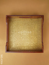 Brass Decorative Tray - Wl4306 Wooden Trays