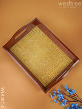 Brass Decorative Tray - Wl4307 Wooden Trays