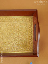 Brass Decorative Tray - Wl4307 Wooden Trays