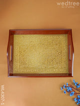 Brass Decorative Tray - Wl4307 Wooden Trays