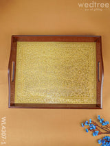 Brass Decorative Tray - Wl4307 Wooden Trays