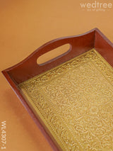 Brass Decorative Tray - Wl4307 Wooden Trays