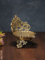 Brass Designer Antique Diya - Wl2784