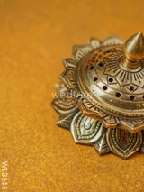 Brass Dhoop Dhani With Lotus Base - Wl3616 Utility