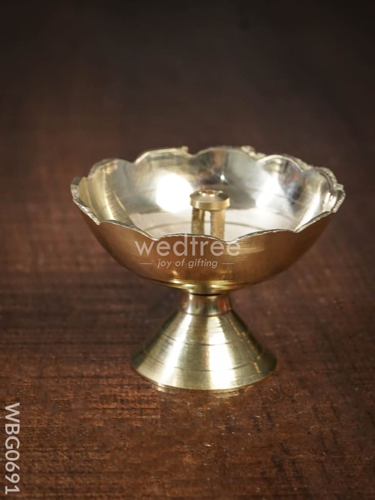 Brass Diya - 2 Inch Wbg0691 Diyas