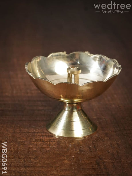 Brass Diya - 2 Inch Wbg0691 Diyas