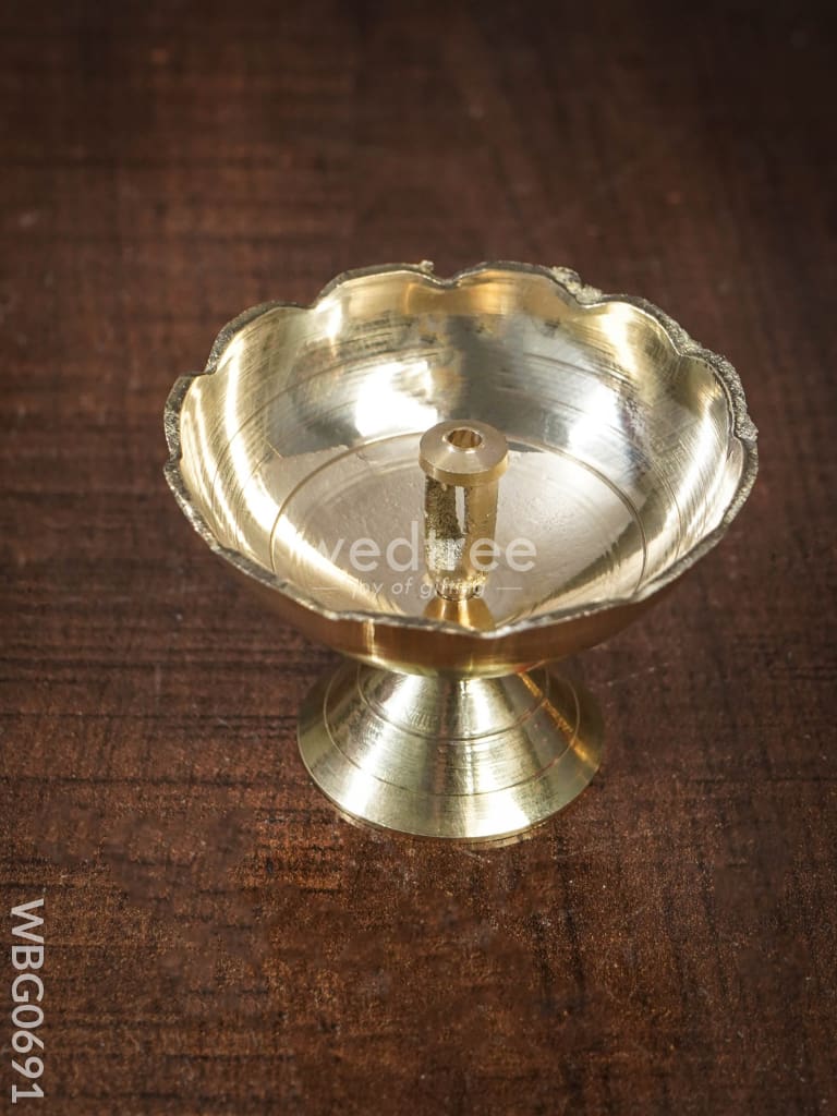 Brass Diya - 2 Inch Wbg0691 Diyas