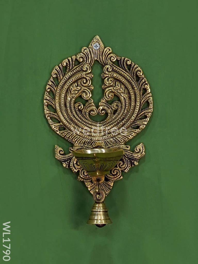 Brass Diya Wall Hanging - Wl1790