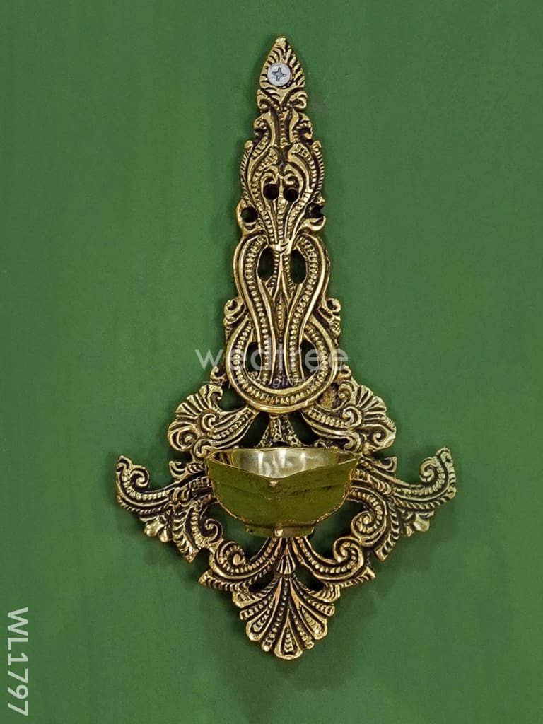 Brass Diya Wall Hanging - Wl1797