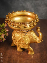 Brass Elephant Urli - Wl2313