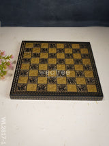 Brass Finish Chess Board - 10X10 Wl2817 Utility