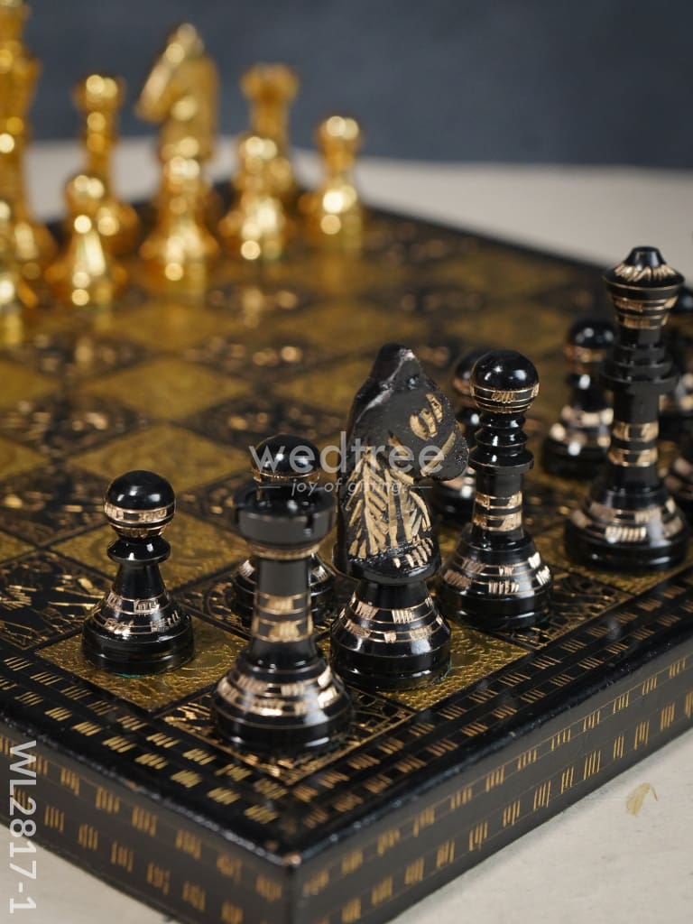 Brass Finish Chess Board - 10X10 Wl2817 Utility