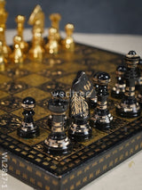 Brass Finish Chess Board - 10X10 Wl2817 Utility