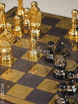 Brass Finish Chess Board - 10X10 Wl2817 Utility