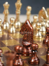 Brass Finish Chess Board - 10X10 Wl2817 Utility