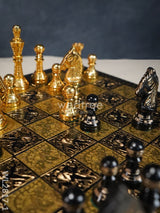 Brass Finish Chess Board - 10X10 Wl2817 Utility