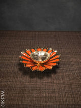 Brass Flower Shaped Diya - Wl1603