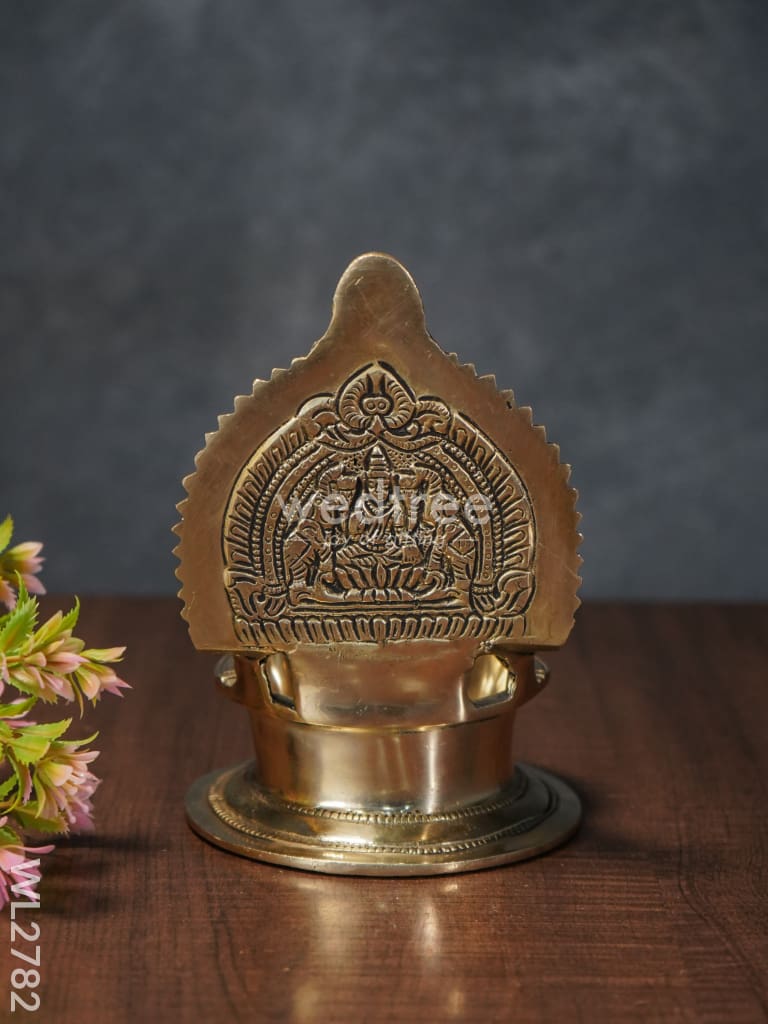 Brass Gajalakshmi Diya - Wl2782