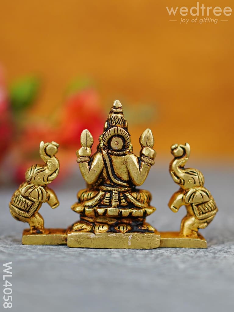 Brass Gajalakshmi Idol - Wl4058 Figurines