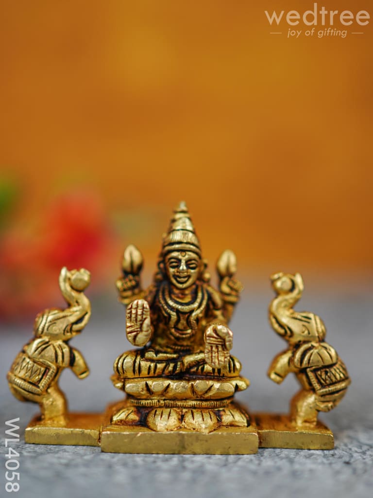 Brass Gajalakshmi Idol - Wl4058 Figurines