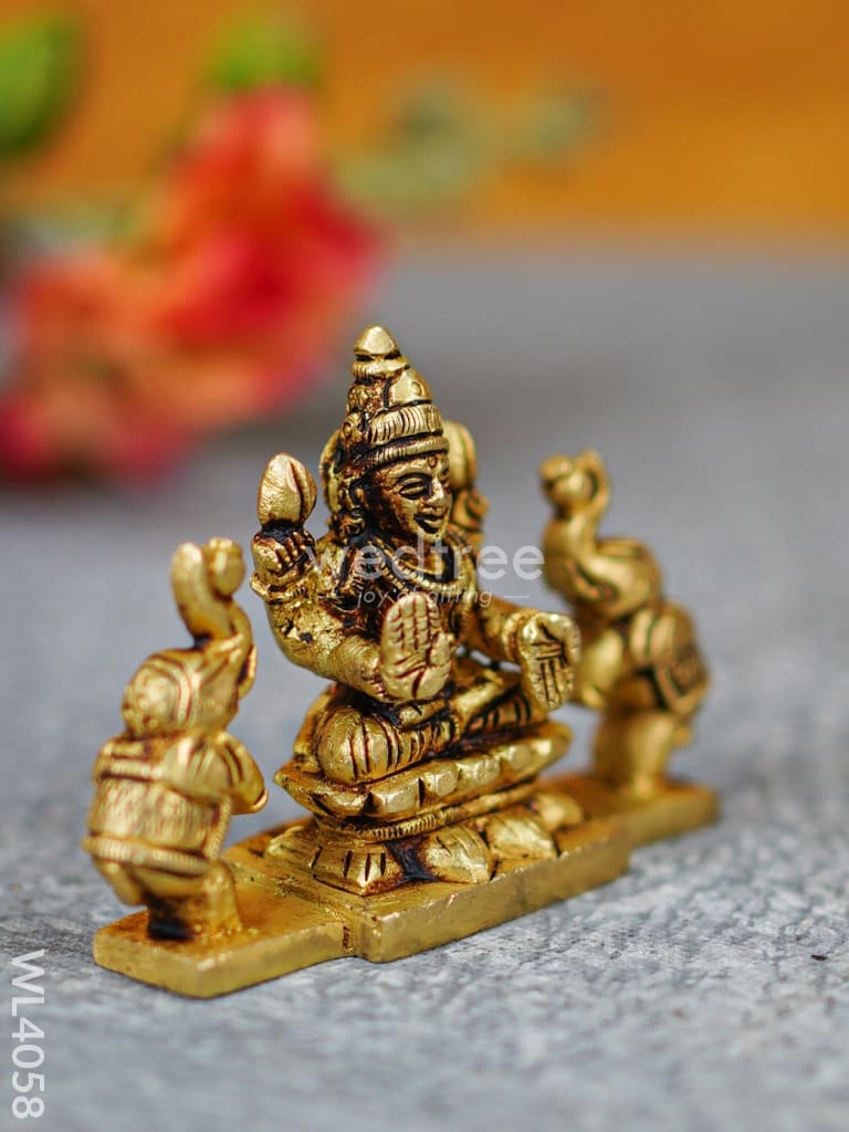 Brass Gajalakshmi Idol - Wl4058 Figurines