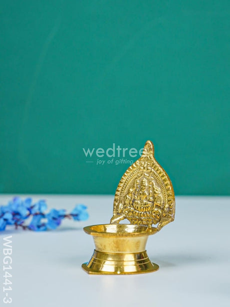 Brass Gajalakshmi Kamakshi Diya - Wbg1441 Rg