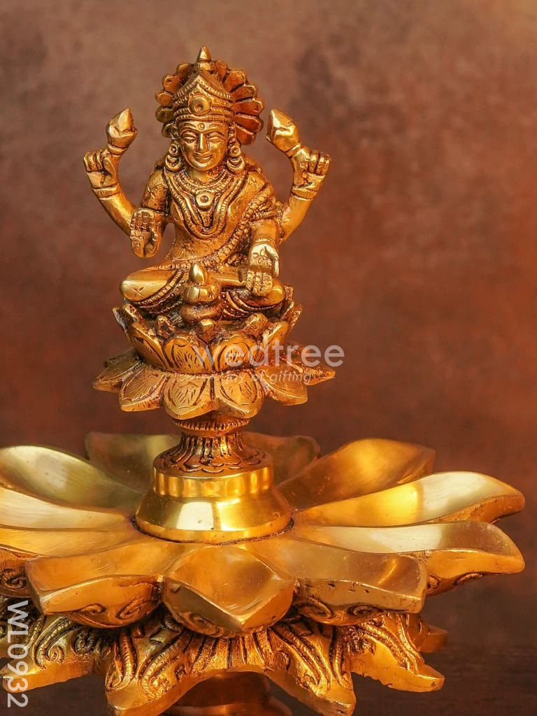 Brass Ganesh-Lakshmi Diya - Wl0932